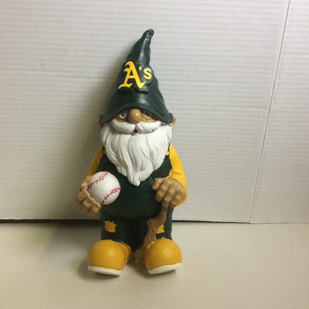 Oakland Athletics MLB Baseball Garden Gnome
